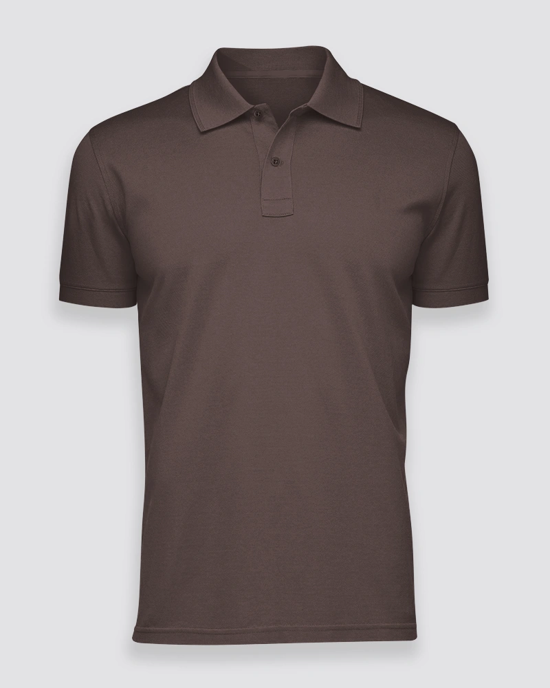 Coffee Brown Polo T-Shirt Coffee Brown Polo T-Shirt