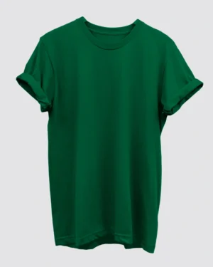 Green Plain T-Shirt for Men