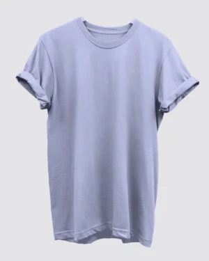 Lavender Plain T-Shirt for Men