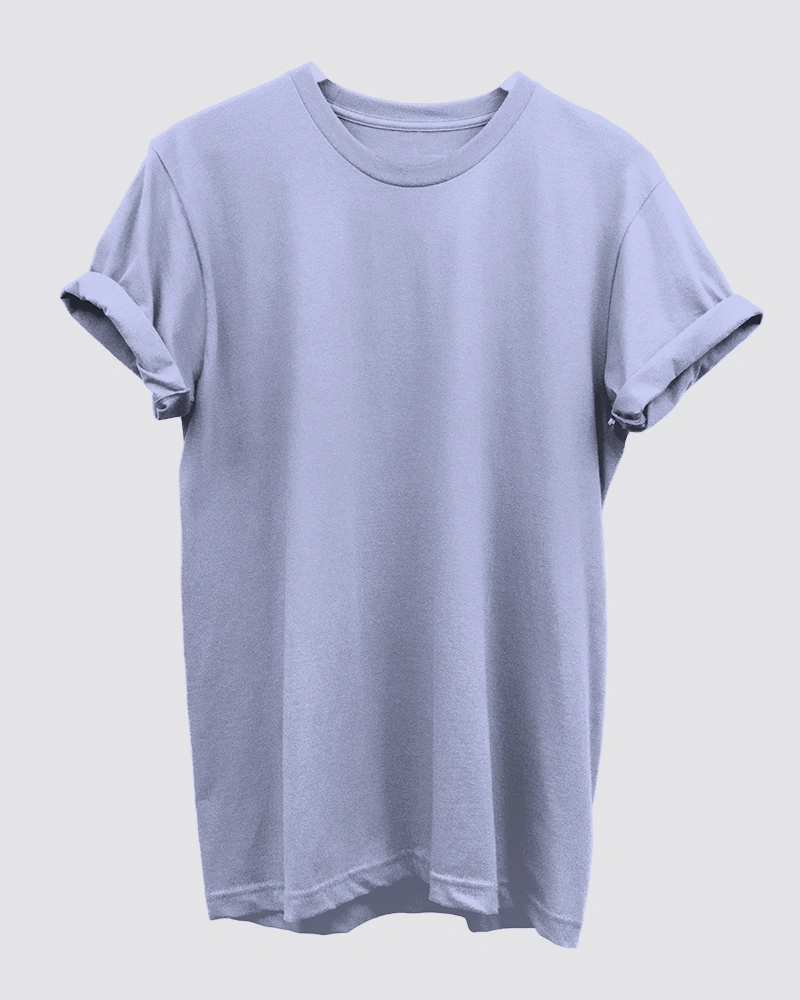 Lavender Plain T-Shirt for Men Lavender Plain T-Shirt for Men