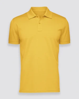Mustard Yellow Polo T-Shirt