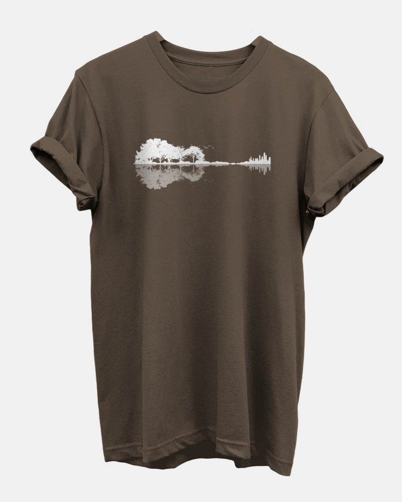Nature Guitar T-Shirt for Men Nature Guitar T-Shirt for Men