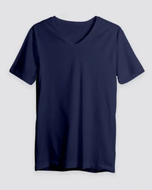 Navy Blue V-Neck T-Shirt