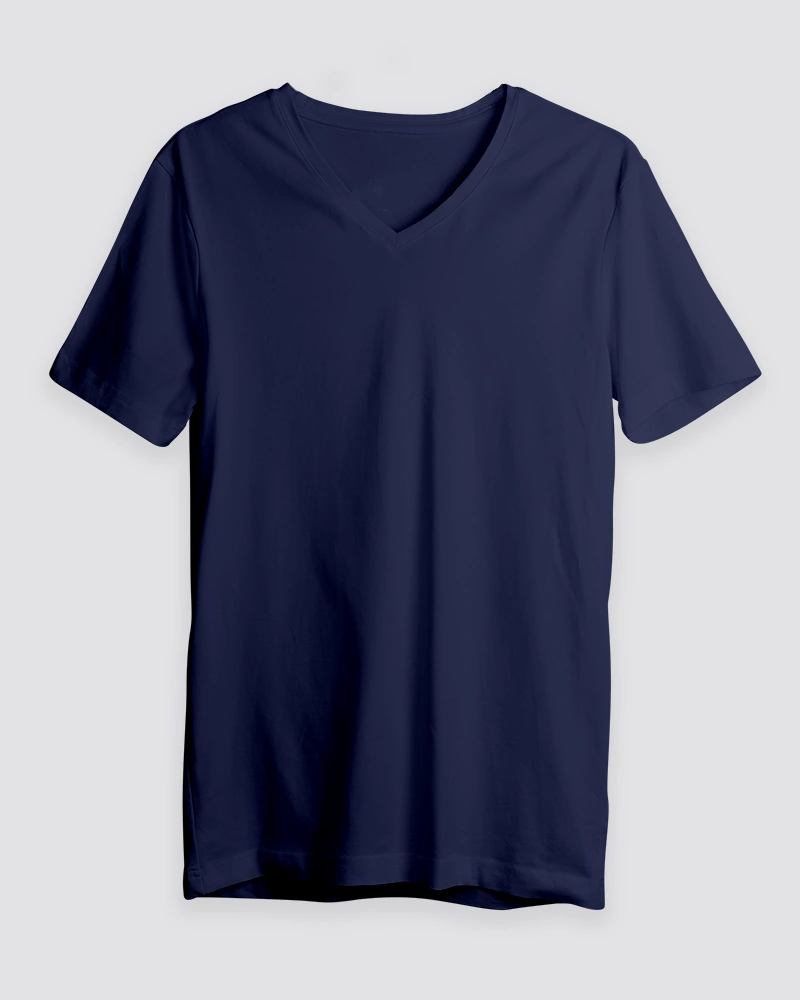 Navy Blue V-Neck T-Shirt Navy Blue V-Neck T-Shirt