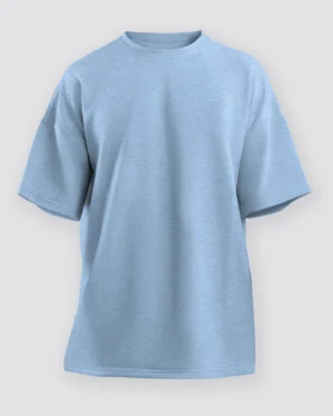 Unisex Baby Blue Oversized T-Shirt