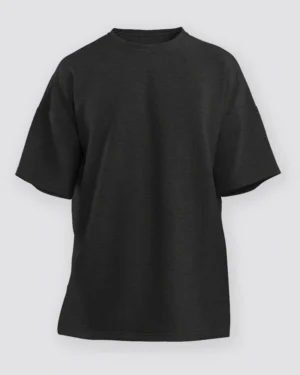 Unisex Black Oversized T-Shirt