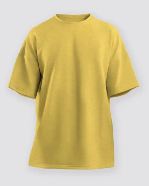 Unisex Golden Yellow Oversized T-Shirt