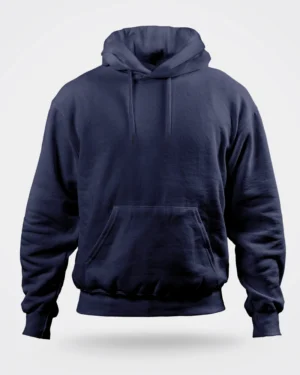 Unisex Navy Blue Hoodie