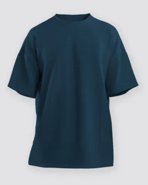 Unisex Petrol Blue Oversized T-Shirt